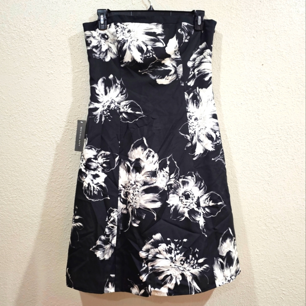 NWT Ann Taylor Silk Strapless Dress sz10
